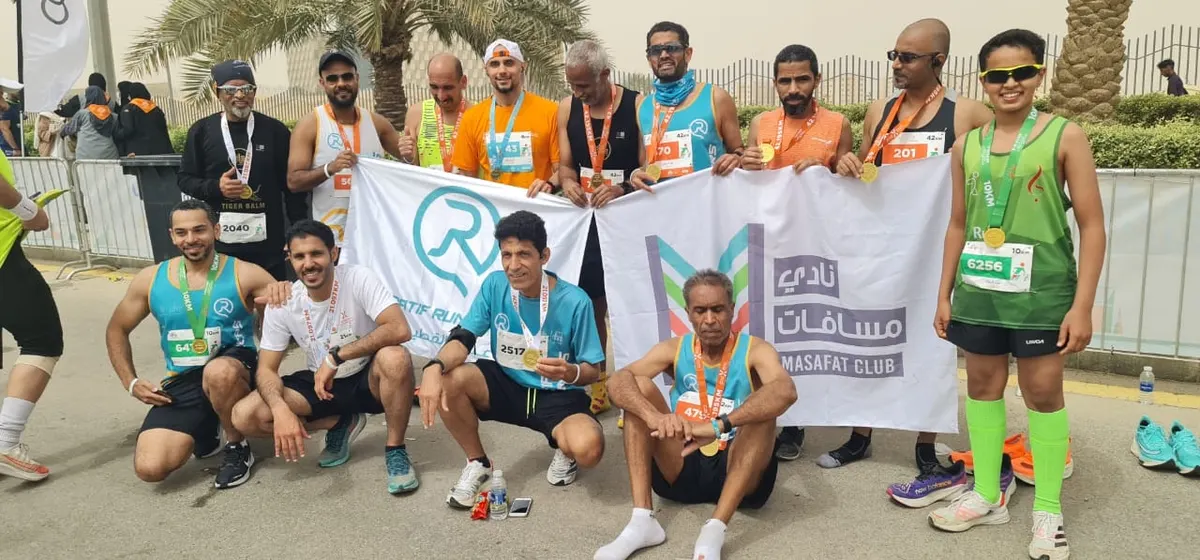 18 عداء من القطيف يشاركون في ماراثون الرياض الدولي