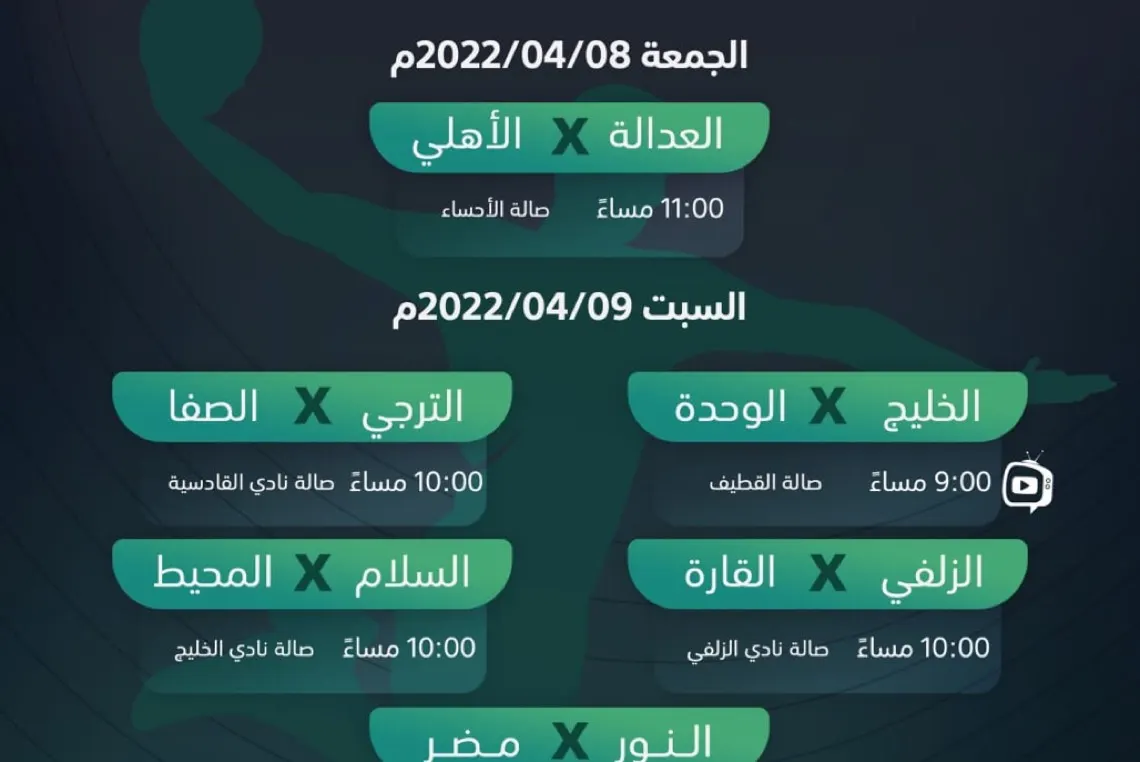 كرة اليد.. الخليج على موعد مع الوحدة وقمة جماهيرية بين النور ومضر