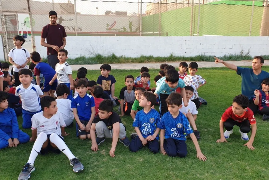 القطيف.. 180 طفل يشاركون في فعالية رياضية بأم الحمام