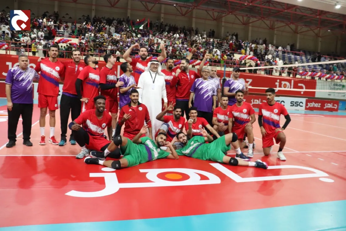 طائرة الاهلي والابتسام يتصدران اليوم الاول من بطولة كاس جاهز للنخبة