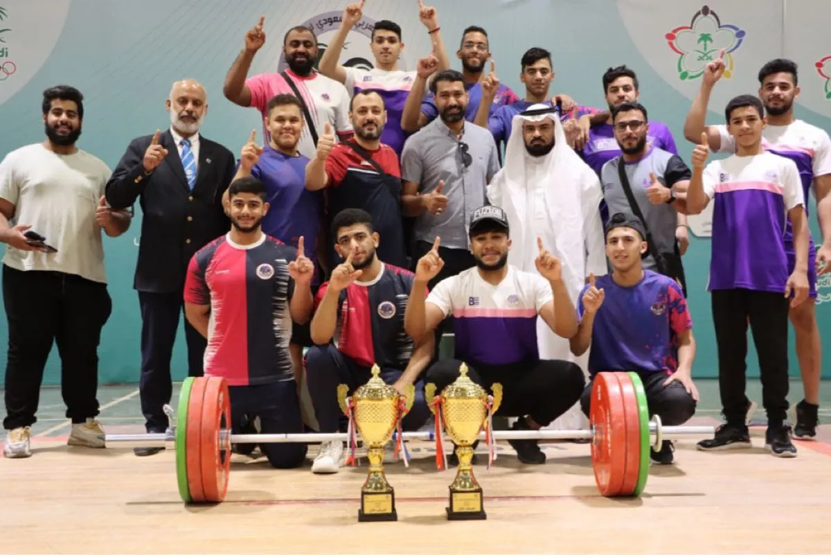 رباعو الهدى يحققون كأسي بطولة المملكة للأندية لفئتي الناشئين والشباب لرفع الأثقال