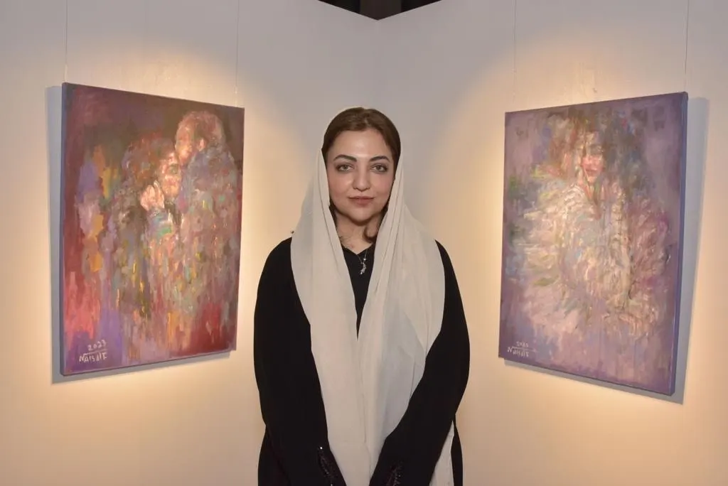 التشكيلية نور السيف ضمن فناني «القنصلية الأمريكية» المتميزين