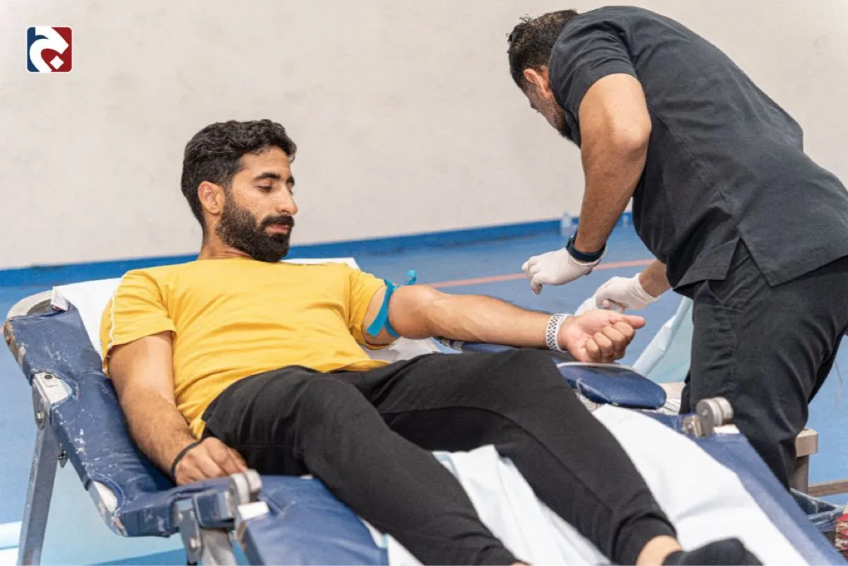 خلال اليوم الأول.. 83 متبرعًا بالدم في «نادي الخويلدية»