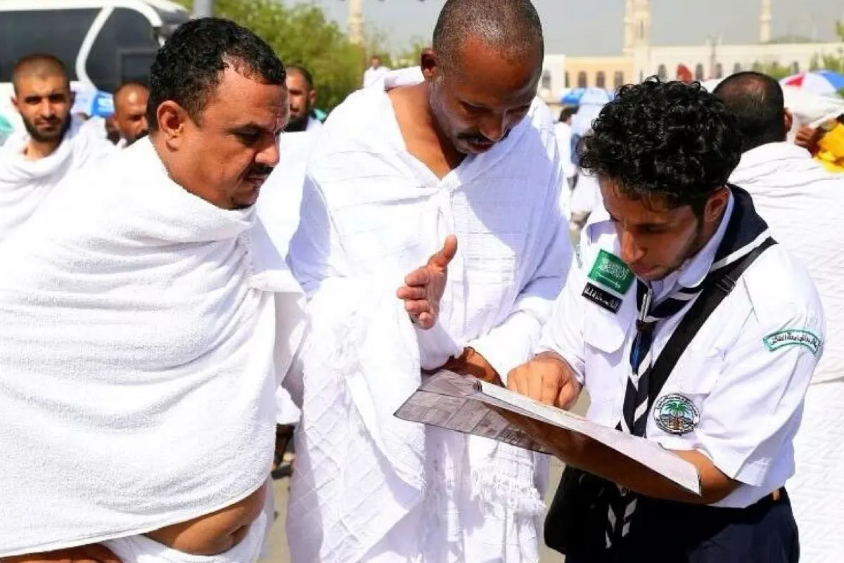 الكشافة يرشدون 34 ألف حاج تائه أول أيام التشريق