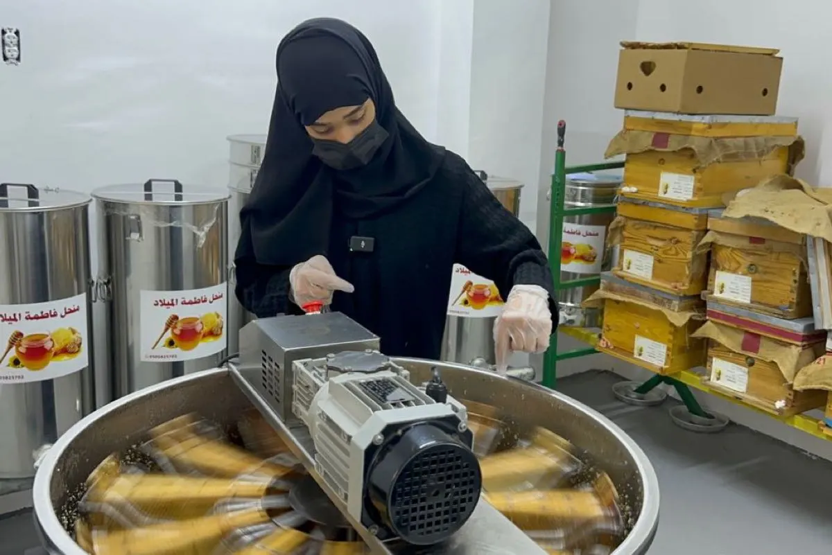 «الري بالليف».. فاطمة الميلاد تبتكر وسيلة لإنقاذ النحل من العطش