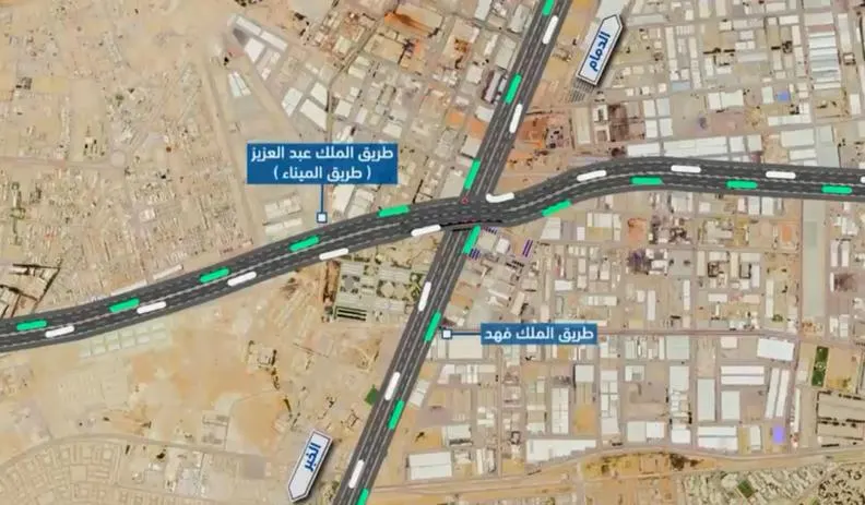 لمدة 10 أيام.. إغلاق تقاطع طريقي الميناء والملك فهد أسفل الجسر وفوق النفق بالدمام