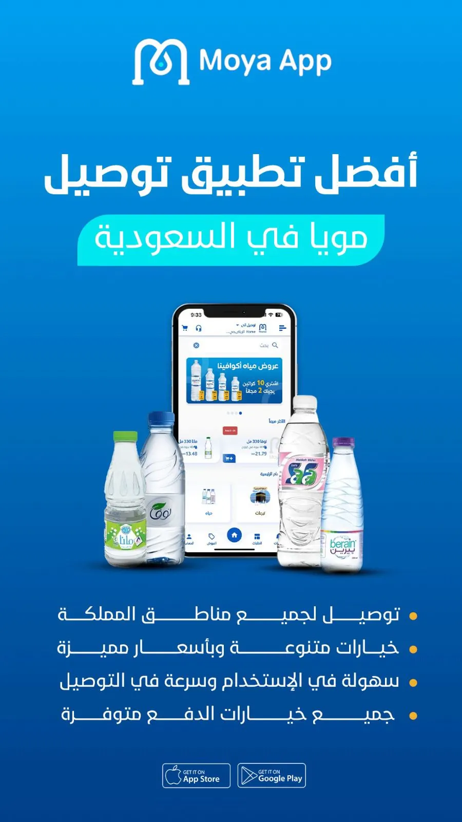عروض العودة للمدارس من ”تطبيق مويا اب“.. يوصلك لعند باب البيت