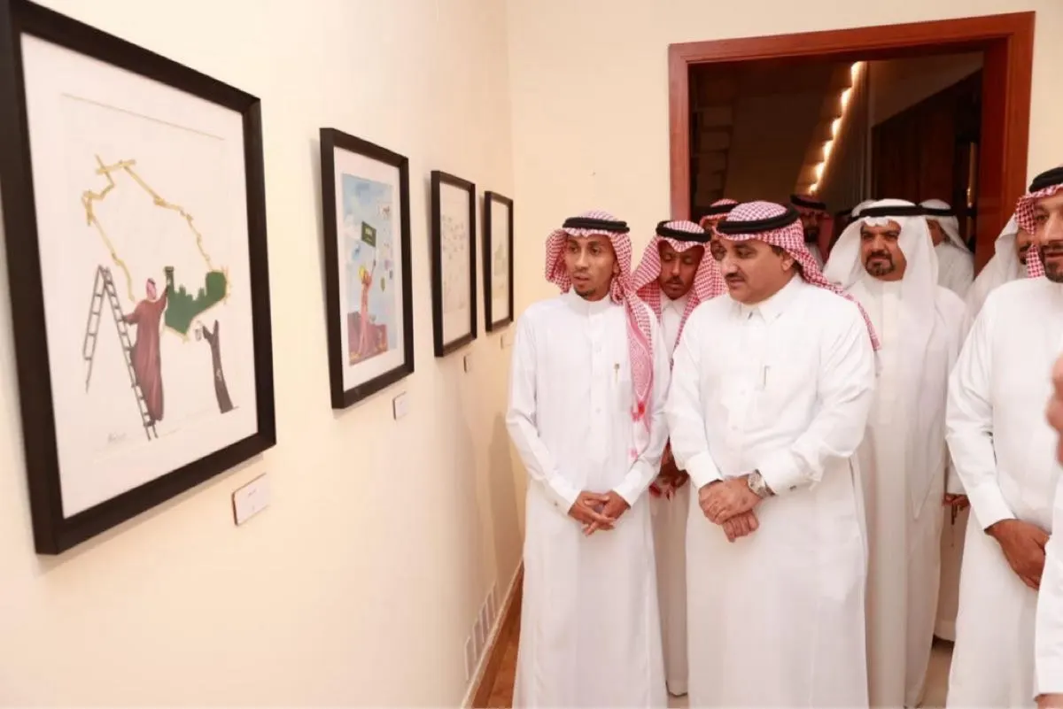 معرض كاريكاتير دولي في الأحساء احتفالًا باليوم الوطني