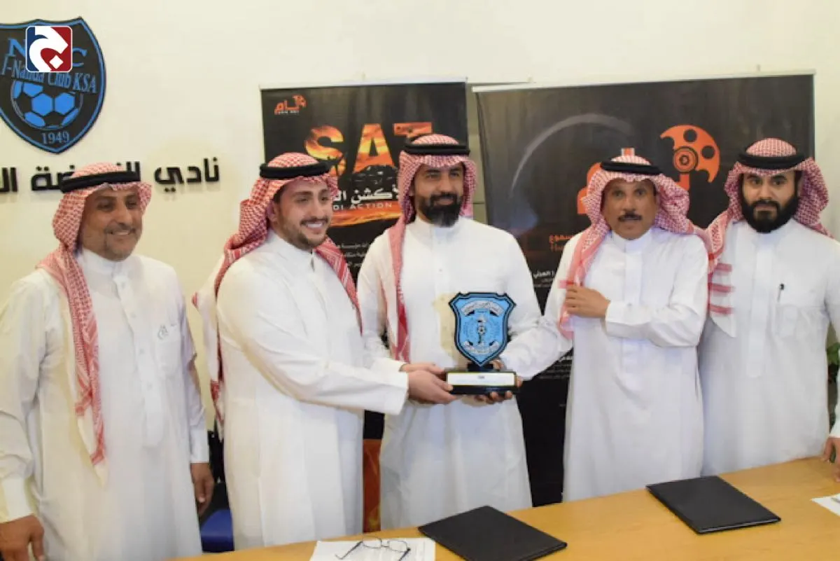 بالصور.. اتفاقية تعاون لإشراك الشباب رياضيًا وثقافيًا في نادي النهضة