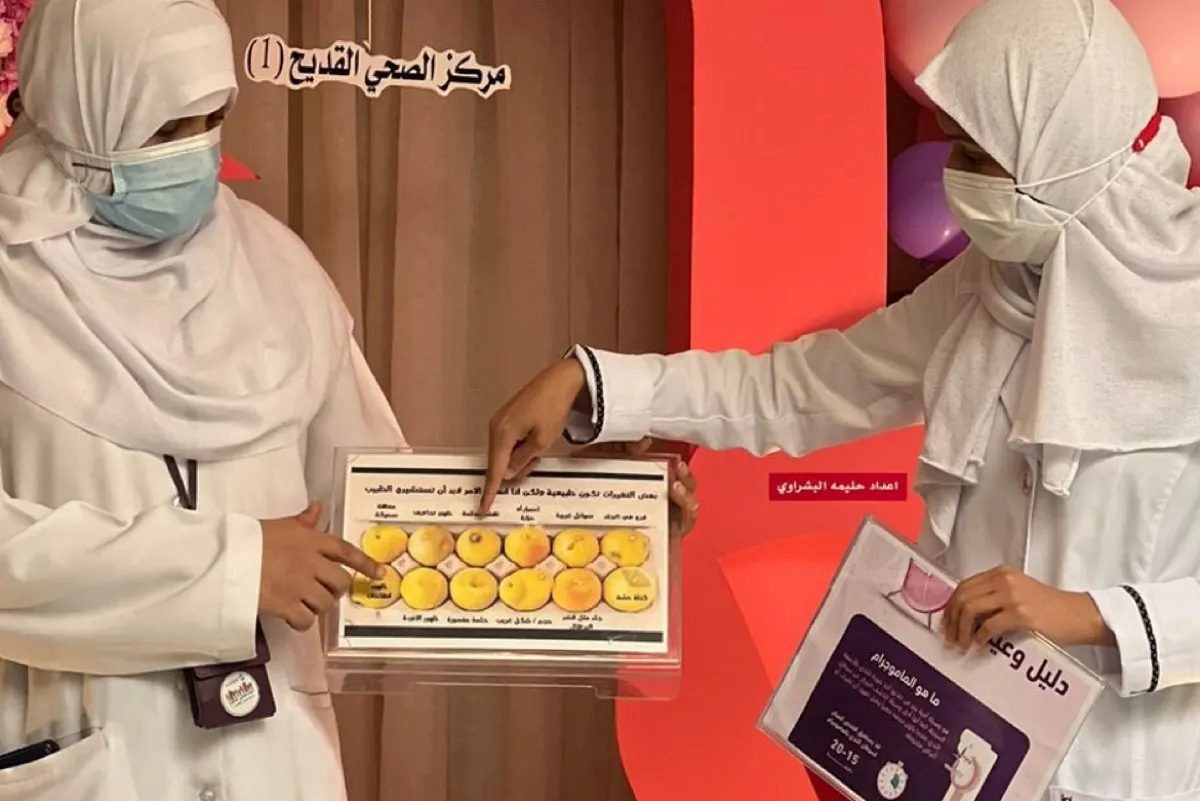 أركان للتوعية بالكشف المبكر عن سرطان الثدي ب «صحي القديح 1»