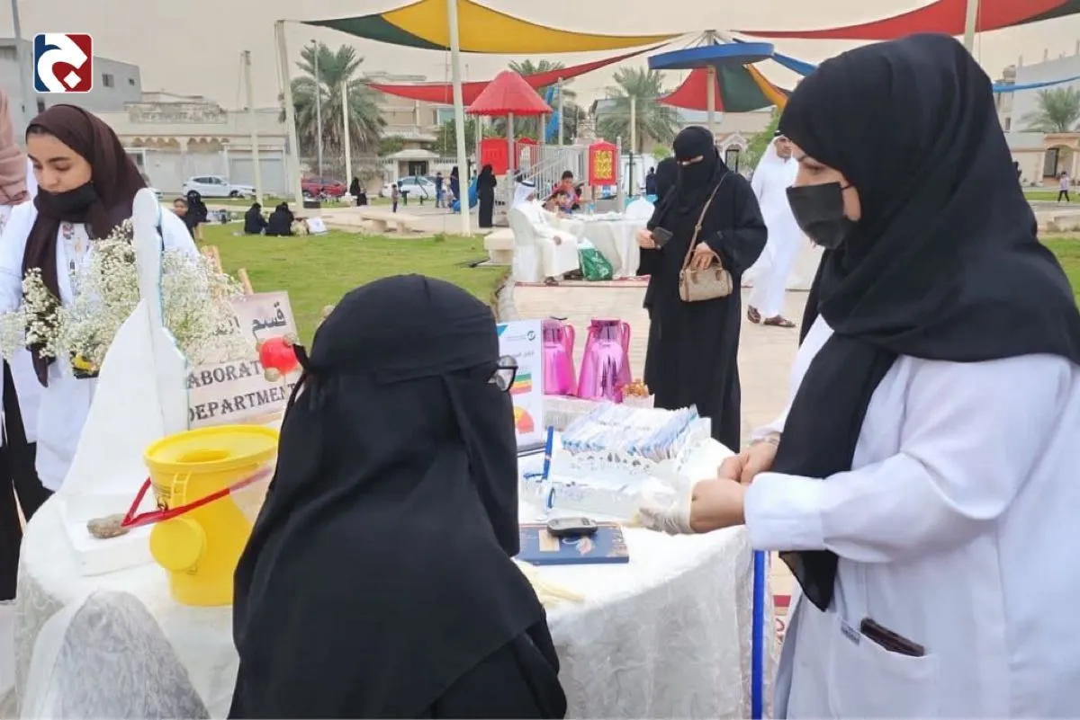 بالصور.. توعية المجتمع بمخاطر السكري وتأثيره على الجسم في صفوى