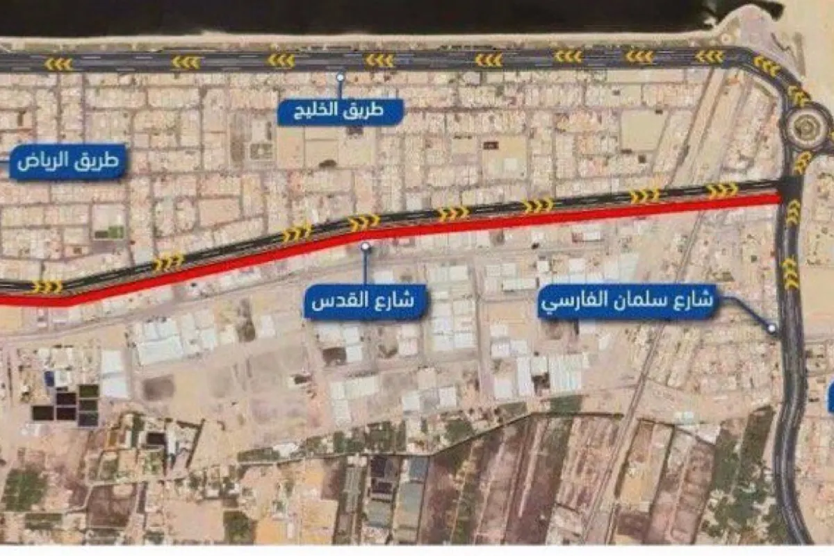 بدء تطوير شارع ”القدس“ في القطيف.. إليك الطرق البديلة