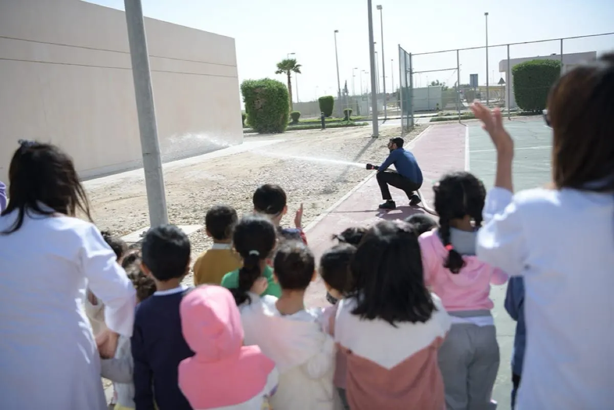 الأحساء.. تدريب الأطفال على طرق التعامل مع الحرائق