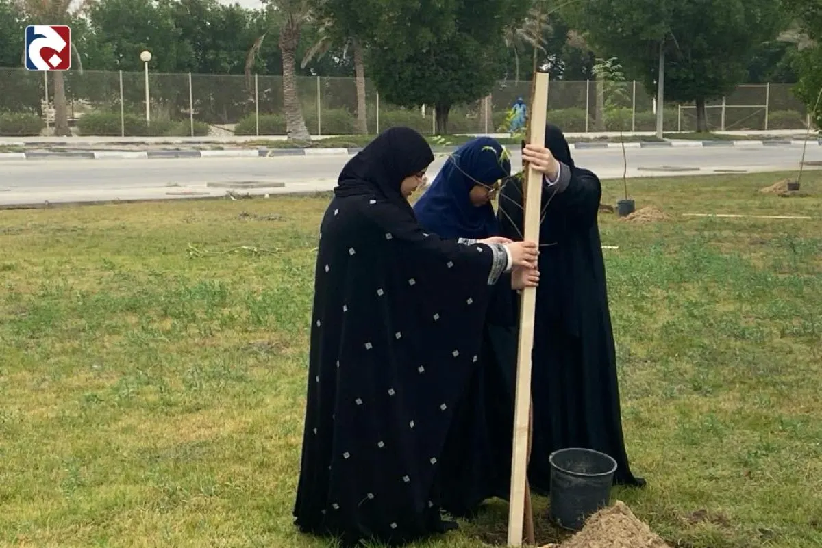 صفوى خضراء: استكمال زراعة 1000 شجرة في حديقة العائلات ومثلث الزبير بن عوام
