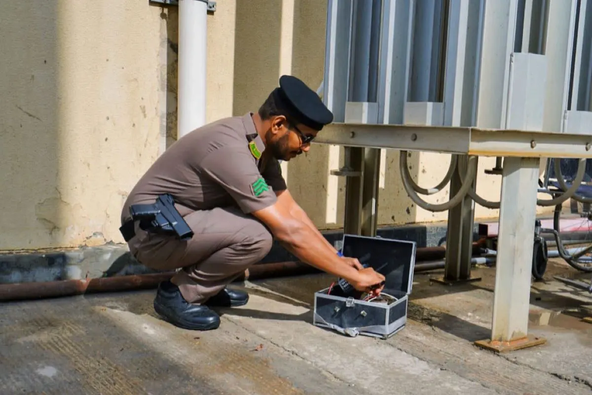تفكيك ”عبوة“ خلال خطة افتراضية ب ”مركزي القطيف“