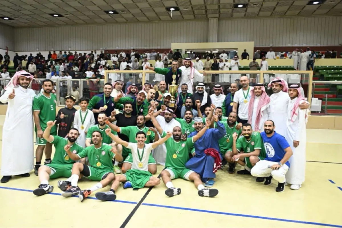 العيون بطلاً للمملكة للأندية أبطال المناطق للدرجة الثانية لكرة اليد