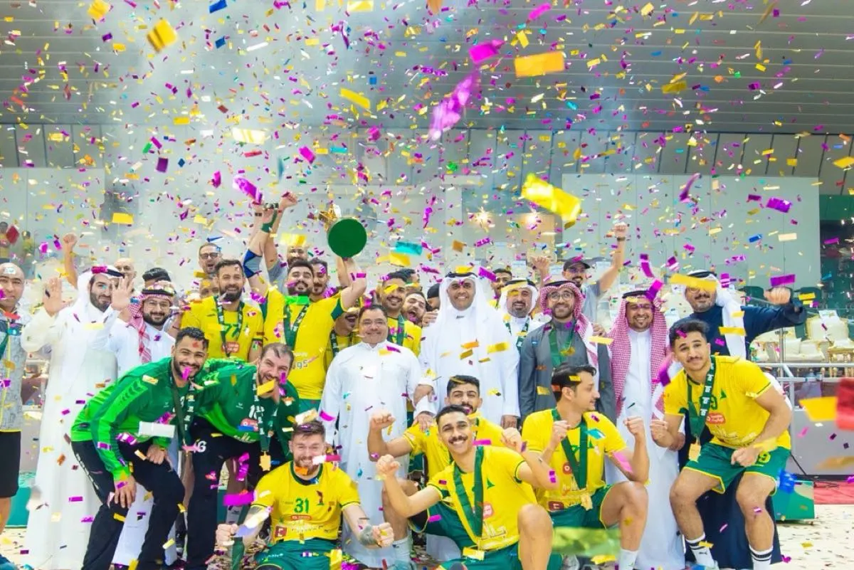 الخليج يُتوّج بلقب كأس اتحاد اليد للمرة الثالثة على التوالي