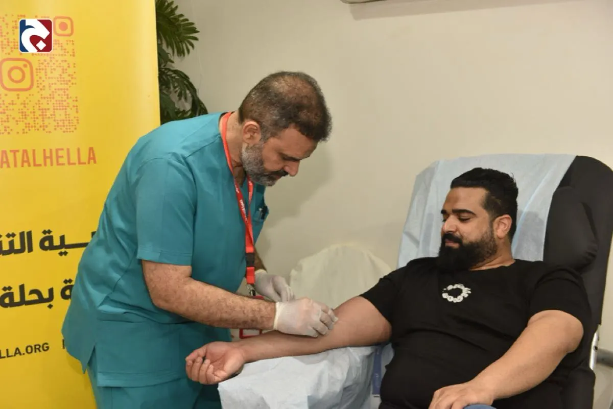 بالصور.. 89 متبرعًا بالدم في ثالث ليال حملة ”بجودك أحيا“ بحلة محيش