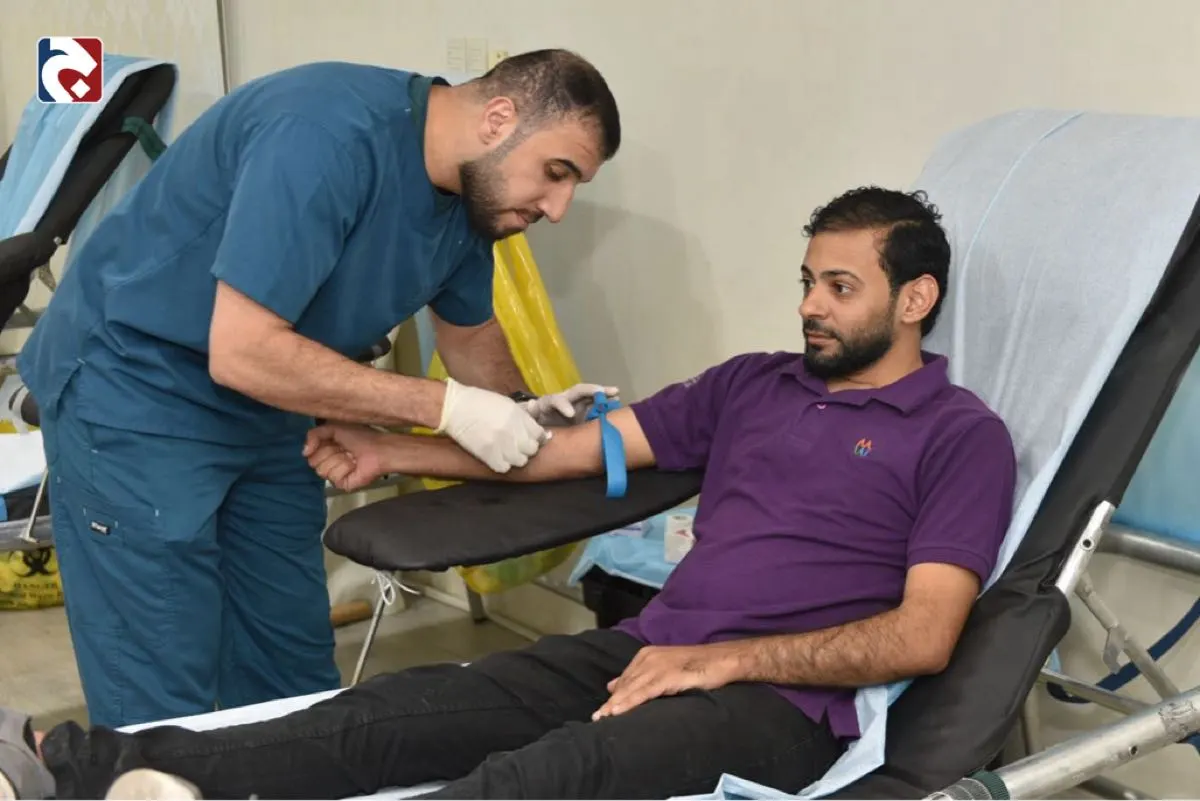 حلة محيش.. تراجع أعداد المتبرعين بالدم.. 45 متبرعًا في الليلة الرابعة