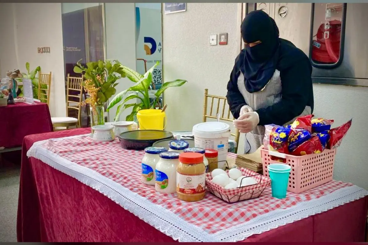 منتجات 8 أسر منتجة في بازار «ضمان القطيف»