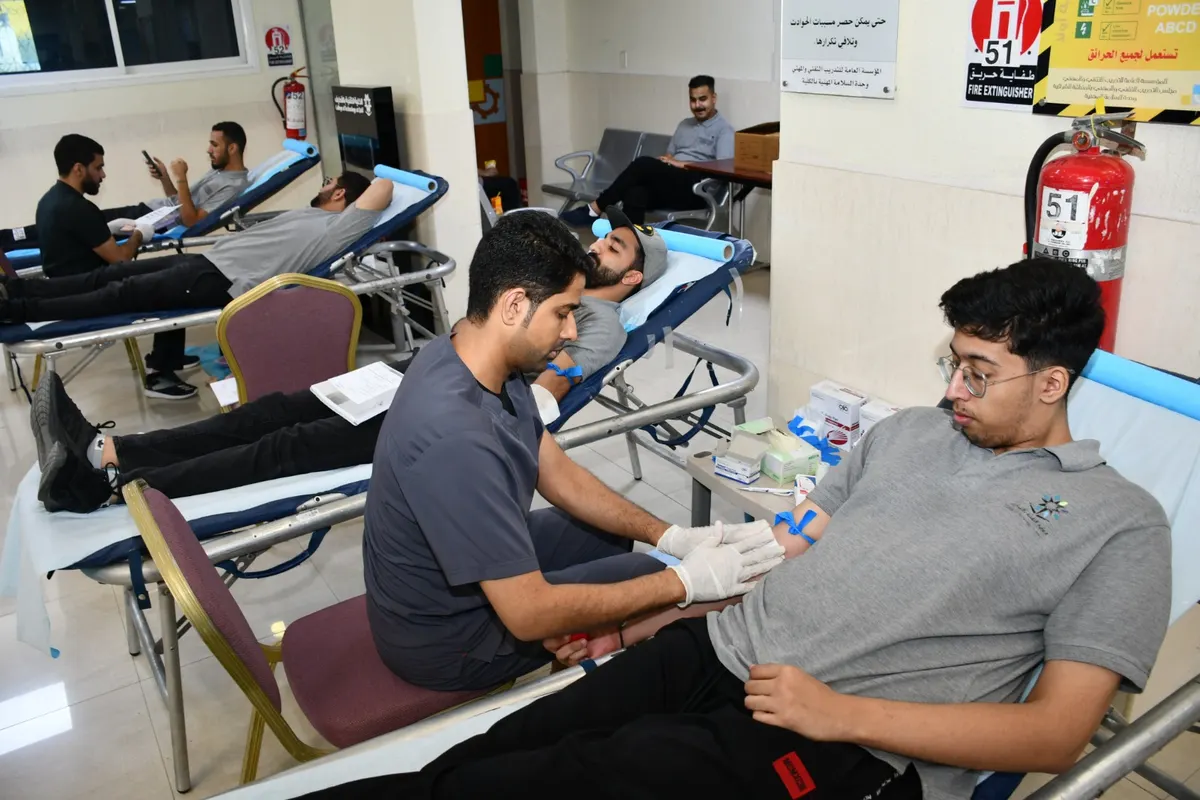 139 مشاركًا في حملة التبرع بالدم ب «تقنية القطيف»