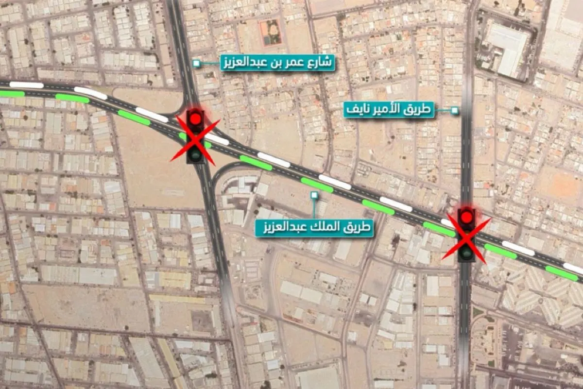 السبت.. إغلاق جزئي لتطوير طريق الملك عبدالعزيز بالدمام