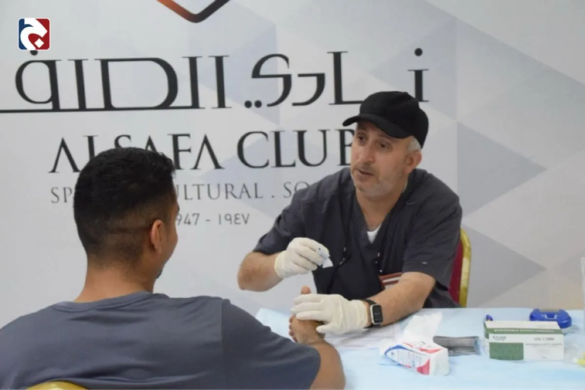 صفوى.. ”عطاؤك حياة“ تجذب 93 متبرعاً في ليلتها الأولى بنادي الصفا