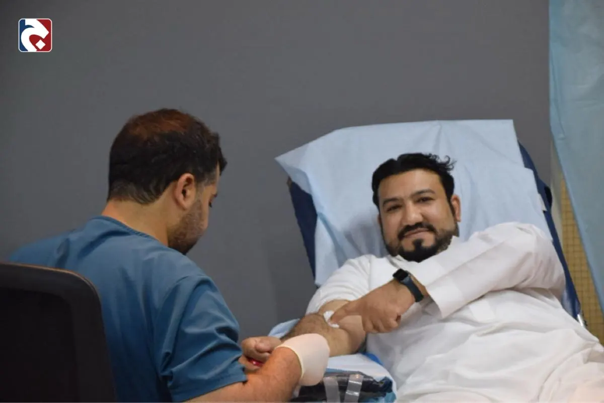 بالصور.. ”ومن أحياها 19“.. 86 متبرعًا بالدم في حملة سيهات