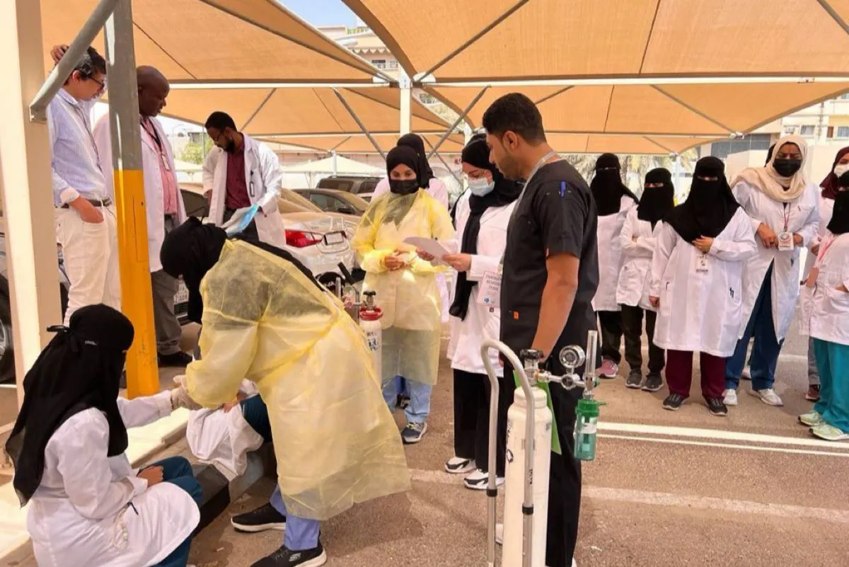”لا قدر الله“.. الأحساء تتدرب على مواجهة حريق في مستشفى الملك فيصل
