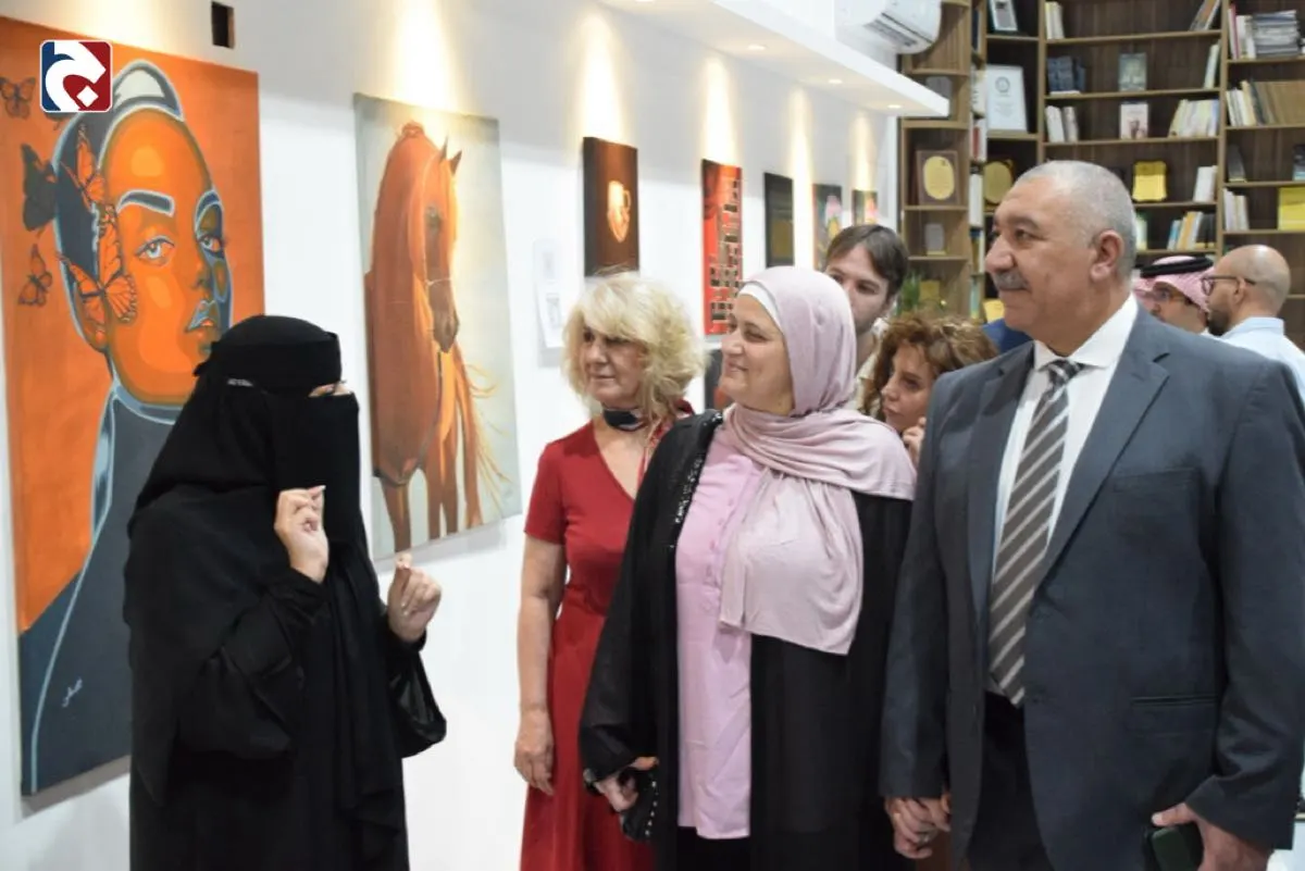 بين الواقعية والذكرى.. ”غروب“ معرض تشكيلي لـ ”كوثر“ يخلد ذكرى والدها الراحل