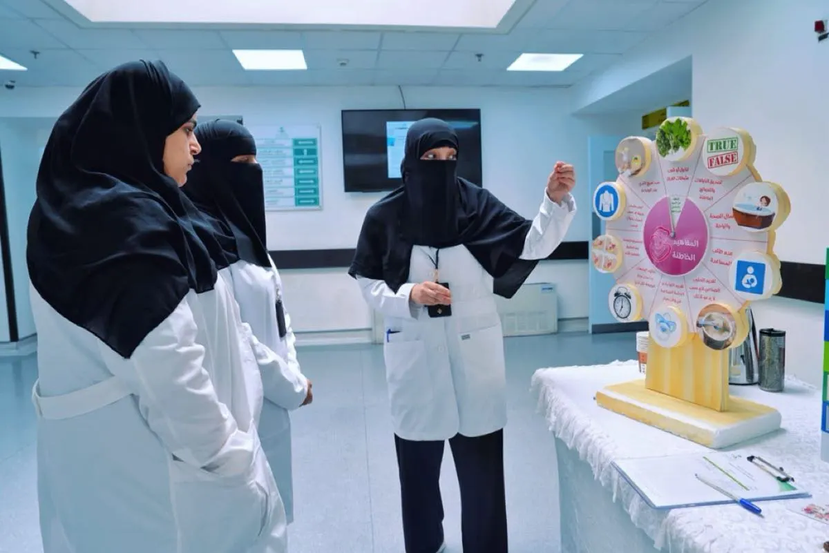 «رايتك بيضاء» تنشر الوعي بالرضاعة الطبيعية في القطيف