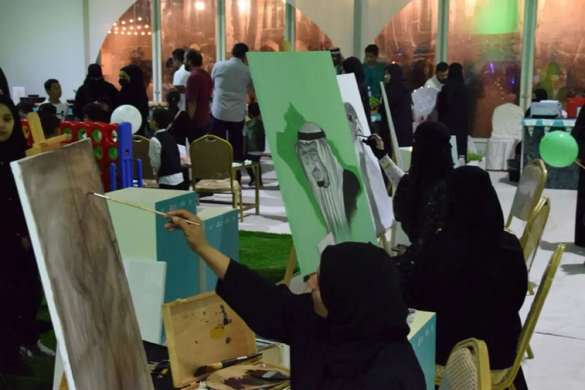 ريشة وفلين يحكيان قصة حب الوطن في احتفالات وسط العوامية