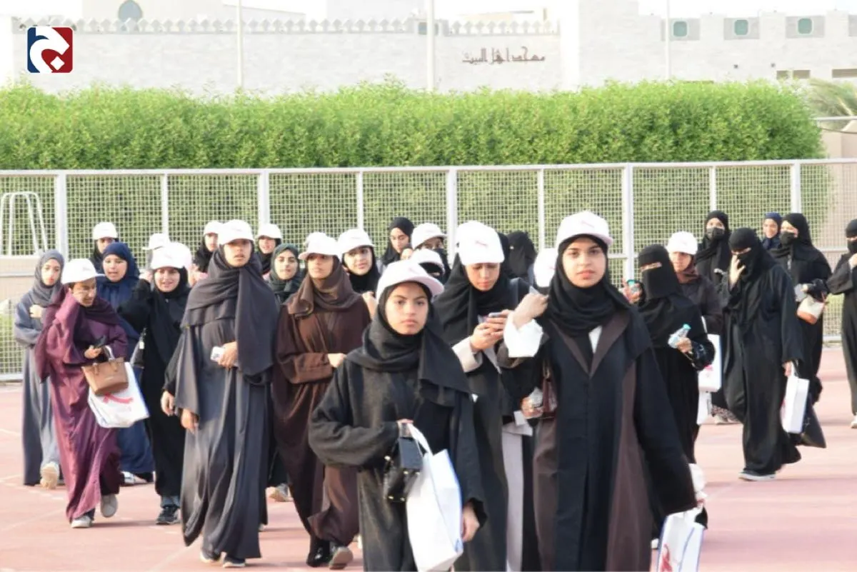 100 سيدة في ماراثون ”وردي“ للتوعية بسرطان الثدي بصفوى