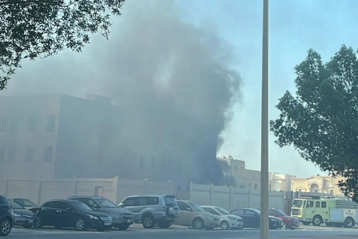 إخماد حريق مدرسة قيد الإنشاء بتاروت