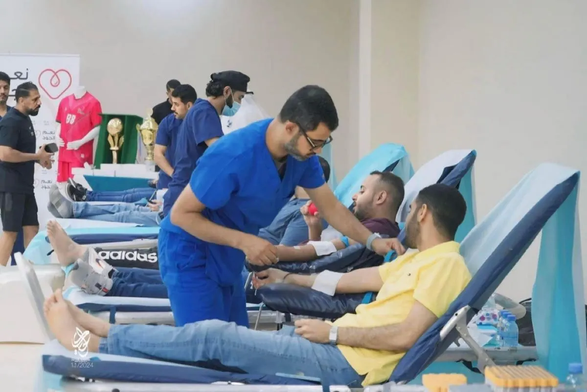 543 وحدة دم من حملة ”أم الحمام“ لمستشفى القطيف المركزي