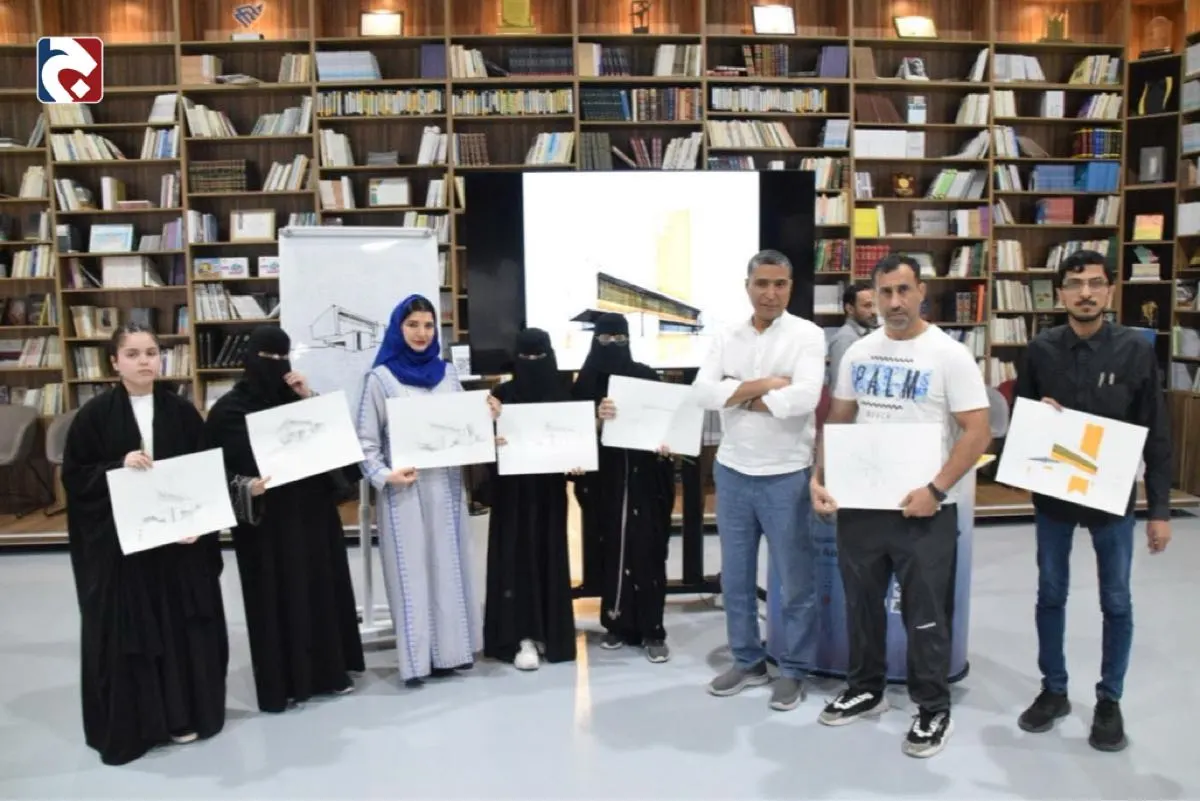 بالصور.. ورشة عمل تكشف أسرار ”المنظور“ في رسم المشاهد العمرانية