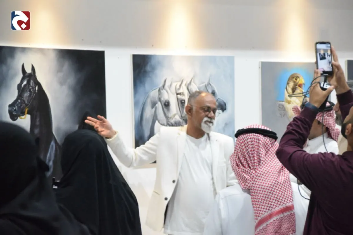 ”شوقر دادي“.. أحدث أعمال شويطر في معرض ”الأبيض“ بالدمام