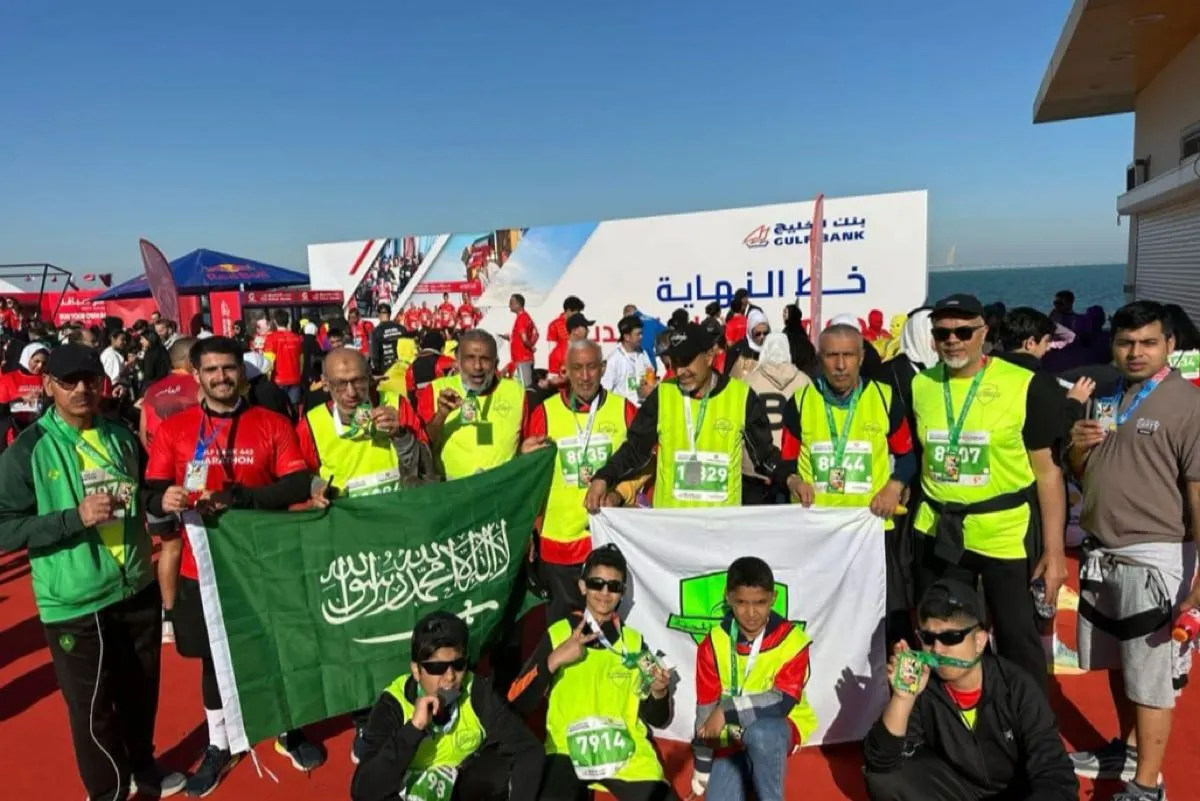 ”قطيف المحبة“ يرفع راية الوطن في ماراثون الكويت