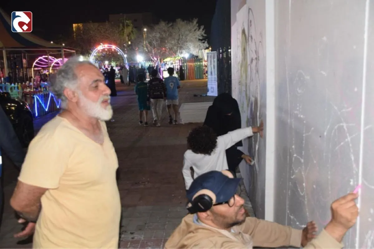 ريشة وفن.. هكذا احتفل فنانو سيهات بيوم التطوع