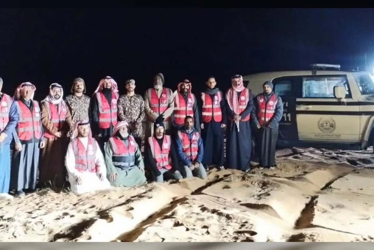 30 ساعة من الرعب.. ”إنجاد“ تنقذ عائلة من رمال الدهناء