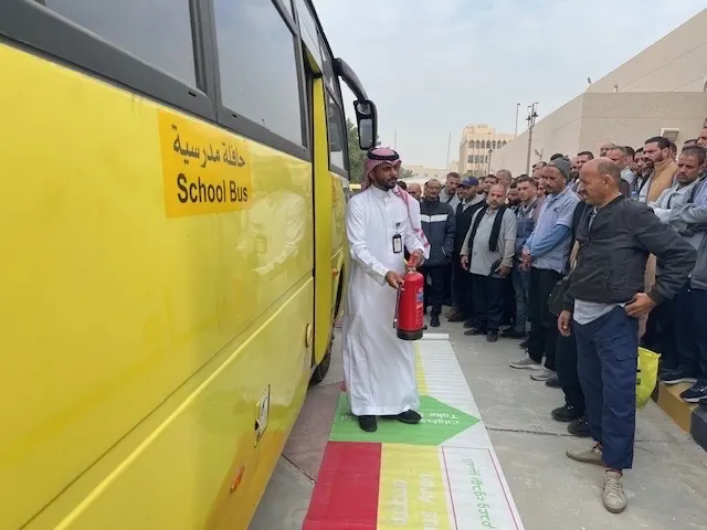 475 سائق حافلة مدرسية يخضعون لدورة تدريبية في السلامة بالشرقية