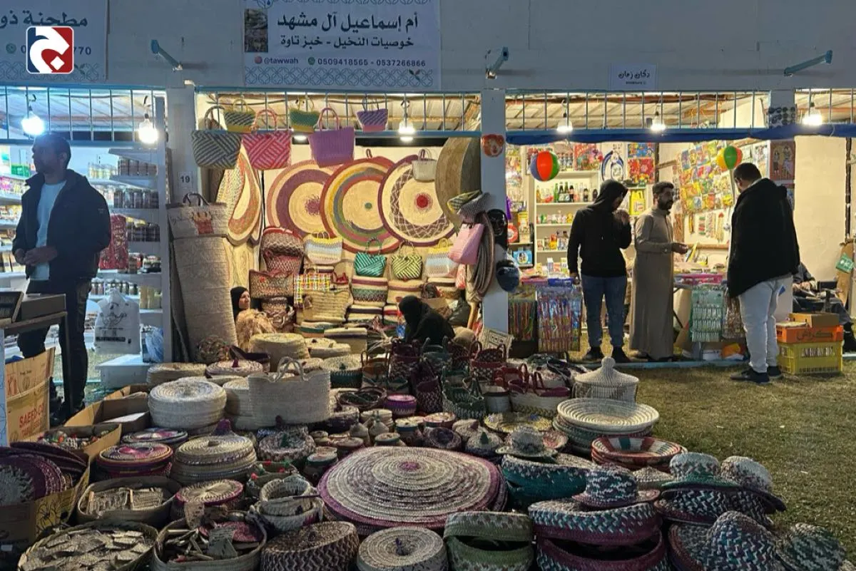 ”جزيرتنا خضراء“.. لوحة فنية من التراث على كورنيش المحيسنيات