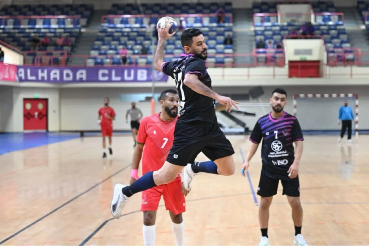 الابتسام يفرض التعادل على الهدى والوحدة يجتاز النور في ممتاز كبار اليد