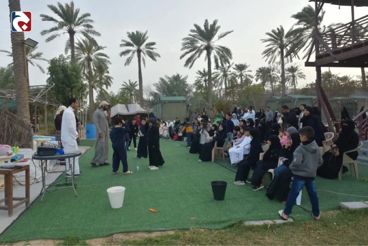 بالصور.. أطفال تاروت يحتفلون بالقرقيعان في مزرعة الجمعان