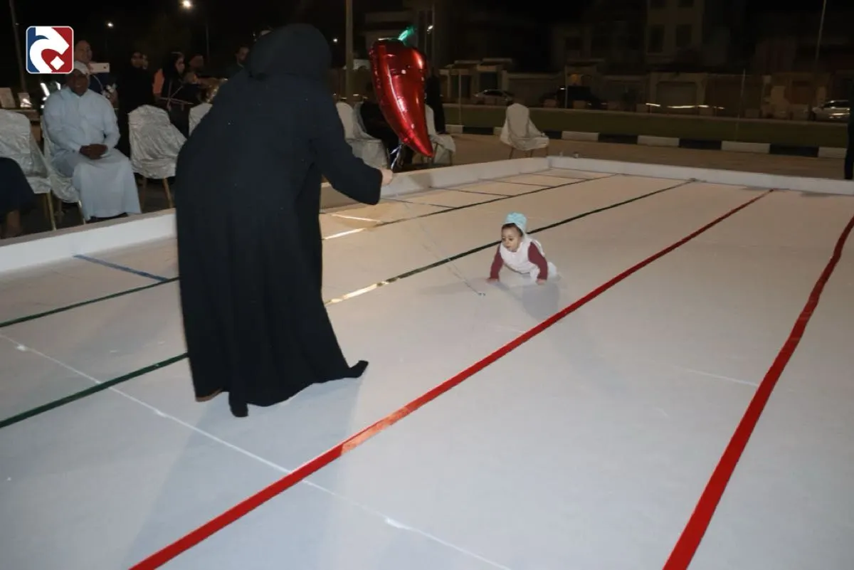 بزمن 1:38 دقيقة.. علي البراهيم بطلاً لـ ”مهرجان الحبو الأول“ بصفوى