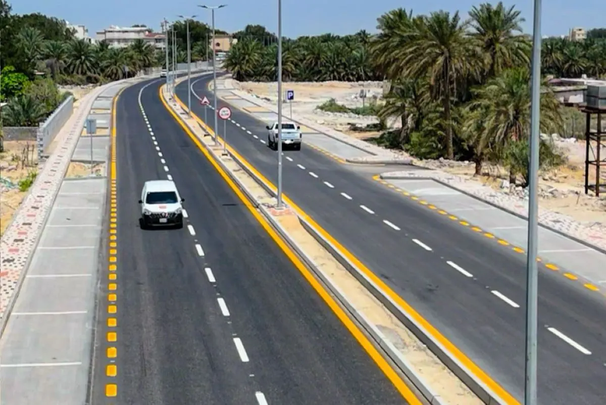 بطول 1300 متر.. الانتهاء من إنشاء الشارع الدائري بأم الساهك