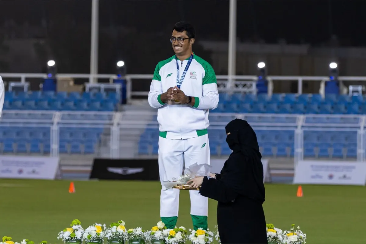 الزاير يحصد أول ذهبية للسعودية في بطولة آسيا لألعاب القوى للناشئين بالقطيف