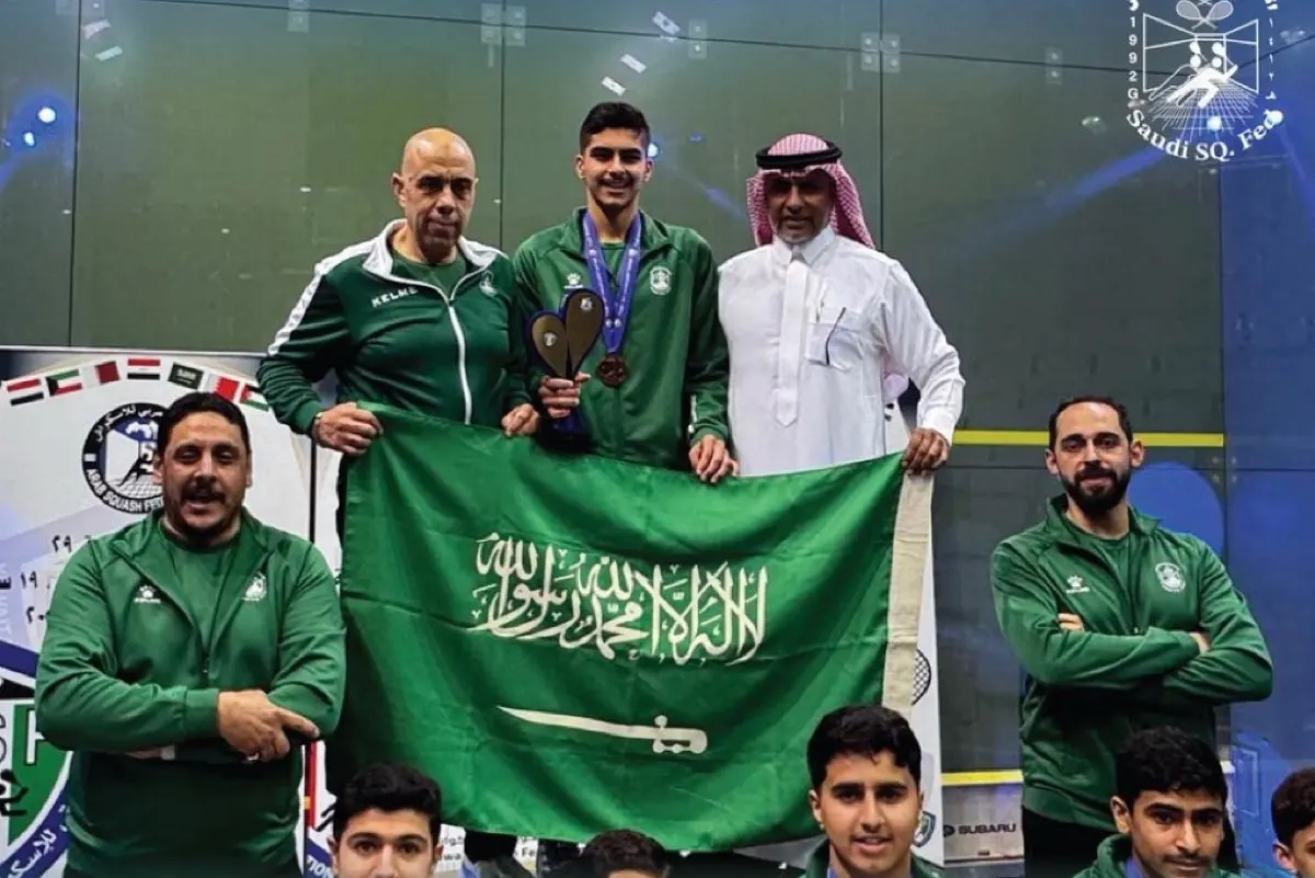 محمد آل نصفان يعتلي عرش الاسكواش العربي بتتويجه بطلاً في الكويت