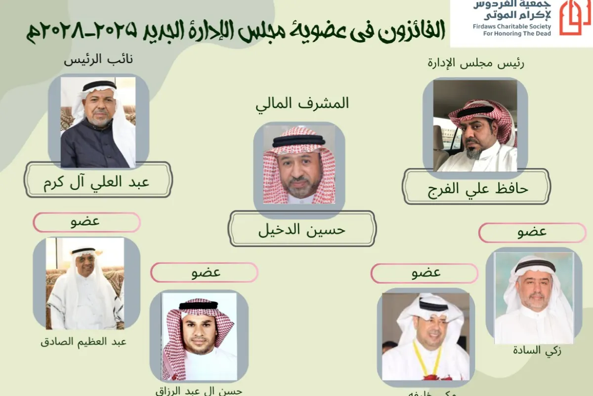 من هم أعضاء ”الفردوس لإكرام الموتى“؟ تعرف على مجلس الإدارة الجديدة