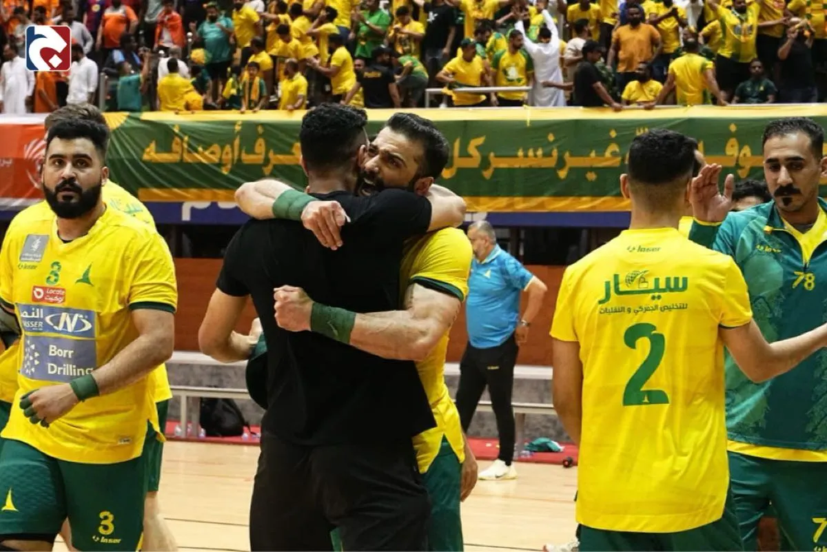 الخليج يتخطى مضر بصعوبة ويلاقي الهدى في نهائي كأس الاتحاد لكرة اليد